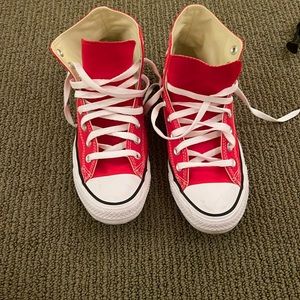 Brand new red converse